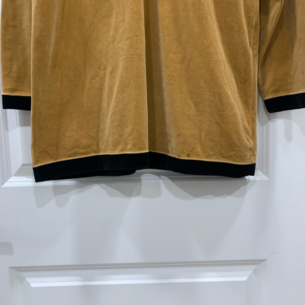 Vintage Archive Fendi Pullover Polo Velour Logo Top 8 42 - Picture 5 of 14